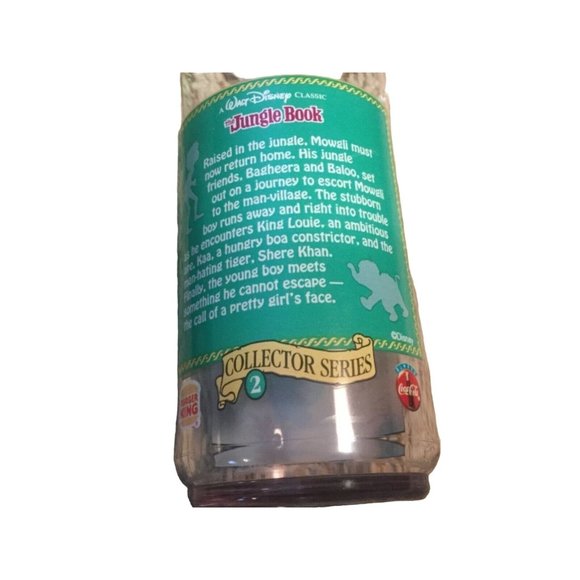 Disney's Classic Jungle Book Plastic Drinking Glass with Box   Burger King - Picture 5 of 12